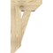 Ekena Millwork Traditional Slat Rough Sawn Bracket w/ Offset Brace, Douglas Fir, 8"W x 18"D x 30"H BKT0806X18X30TRA06RDF - alternate 4